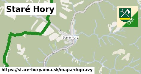 ikona Staré Hory: 5,6 km trás mapa-dopravy v stare-hory