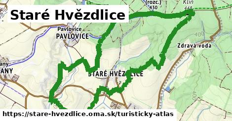 ikona Staré Hvězdlice: 0 m trás turisticky-atlas v stare-hvezdlice