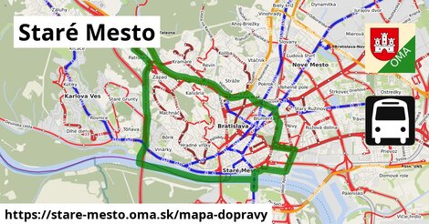 ikona Mapa dopravy mapa-dopravy v stare-mesto