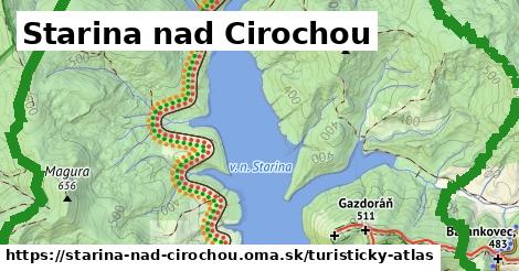 ikona Turistická mapa turisticky-atlas v starina-nad-cirochou