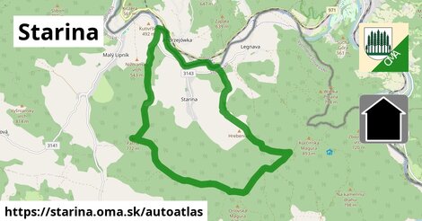 ikona Mapa autoatlas v starina