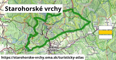 ikona Turistická mapa turisticky-atlas v starohorske-vrchy