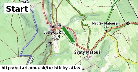 ikona Turistická mapa turisticky-atlas v start