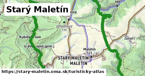 ikona Turistická mapa turisticky-atlas v stary-maletin