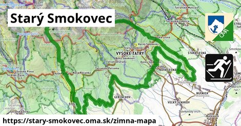 ikona Zimná mapa zimna-mapa v stary-smokovec