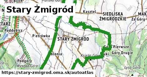 ikona Mapa autoatlas v stary-zmigrod