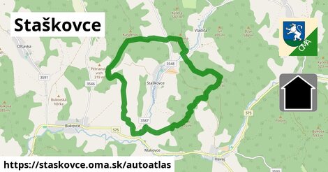 ikona Mapa autoatlas v staskovce