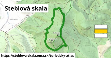 ikona Turistická mapa turisticky-atlas v steblova-skala