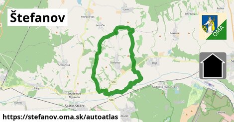 ikona Mapa autoatlas v stefanov