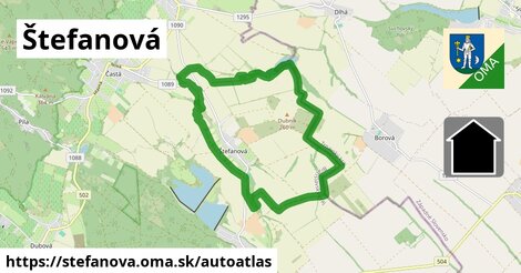 ikona Mapa autoatlas v stefanova