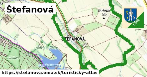 ikona Turistická mapa turisticky-atlas v stefanova