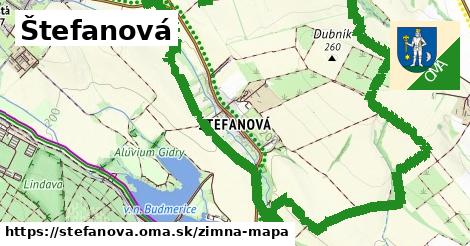 ikona Zimná mapa zimna-mapa v stefanova