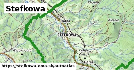 ikona Mapa autoatlas v stefkowa