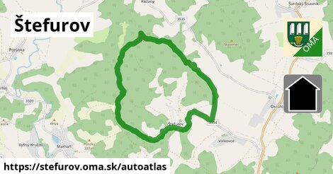 ikona Mapa autoatlas v stefurov