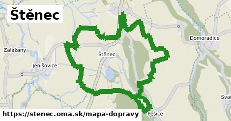 ikona Mapa dopravy mapa-dopravy v stenec