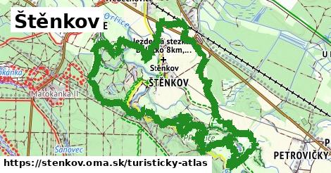 ikona Turistická mapa turisticky-atlas v stenkov