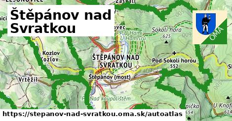 ikona Mapa autoatlas v stepanov-nad-svratkou