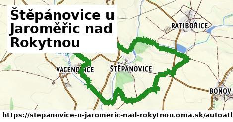 ikona Mapa autoatlas v stepanovice-u-jaromeric-nad-rokytnou