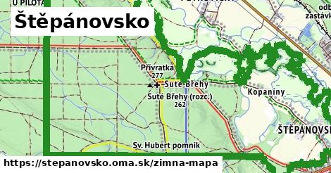 ikona Štěpánovsko: 0 m trás zimna-mapa v stepanovsko