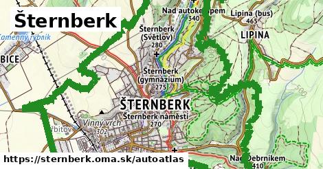 ikona Mapa autoatlas v sternberk