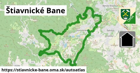 ikona Mapa autoatlas v stiavnicke-bane