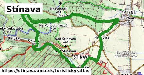 ikona Turistická mapa turisticky-atlas v stinava