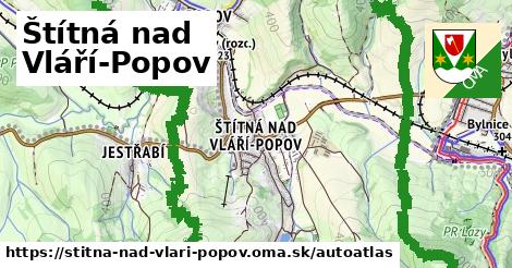 ulice v Štítná nad Vláří-Popov