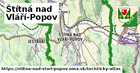 ikona Turistická mapa turisticky-atlas v stitna-nad-vlari-popov
