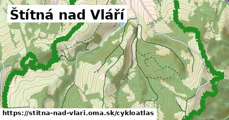 ikona Štítná nad Vláří: 4,1 km trás cykloatlas v stitna-nad-vlari