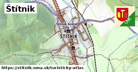 ikona Turistická mapa turisticky-atlas v stitnik