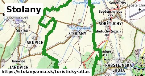 ikona Turistická mapa turisticky-atlas v stolany