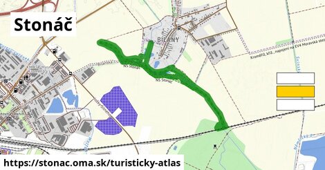 ikona Turistická mapa turisticky-atlas v stonac