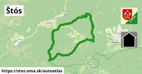 ikona Mapa autoatlas v stos