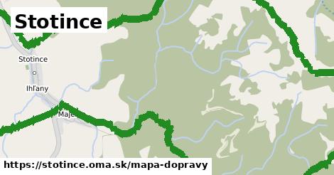 ikona Stotince: 0 m trás mapa-dopravy v stotince