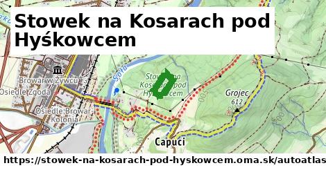 ikona Mapa autoatlas v stowek-na-kosarach-pod-hyskowcem