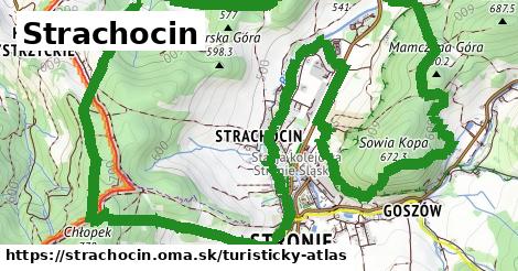 ikona Turistická mapa turisticky-atlas v strachocin