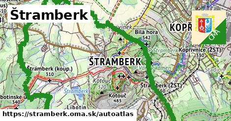 ikona Mapa autoatlas v stramberk