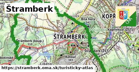 ikona Turistická mapa turisticky-atlas v stramberk