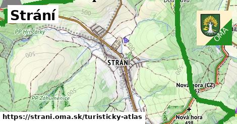 ikona Strání: 72 km trás turisticky-atlas v strani