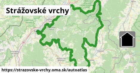 ulice v Strážovské vrchy