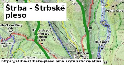 ikona Štrba - Štrbské pleso: 33 km trás turisticky-atlas v strba-strbske-pleso