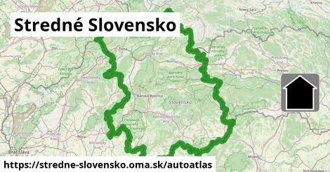 ikona Mapa autoatlas v stredne-slovensko