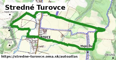 ikona Mapa autoatlas v stredne-turovce