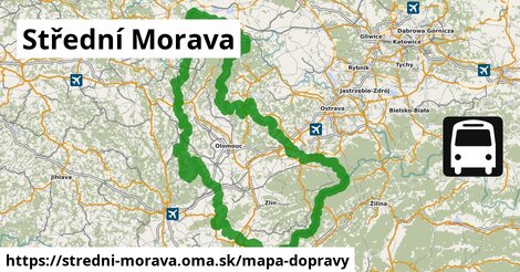 ikona Mapa dopravy mapa-dopravy v stredni-morava