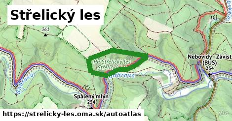 ikona Mapa autoatlas v strelicky-les