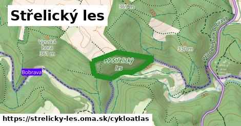 ikona Střelický les: 39 m trás cykloatlas v strelicky-les