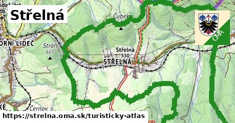 ikona Turistická mapa turisticky-atlas v strelna