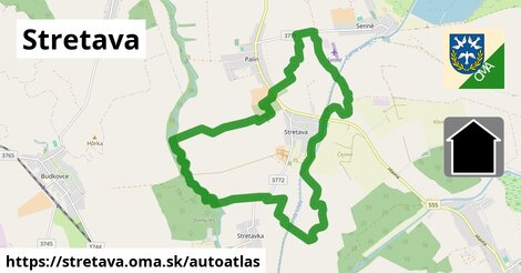 ikona Mapa autoatlas v stretava