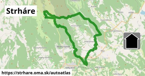 ikona Mapa autoatlas v strhare