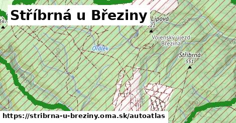 ikona Mapa autoatlas v stribrna-u-breziny